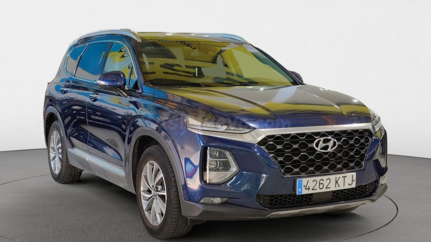 Hyundai SUV azul en excelente estado