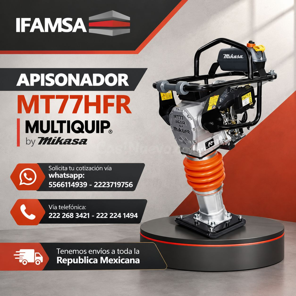 APISONADORA MIKASA MT77HFR