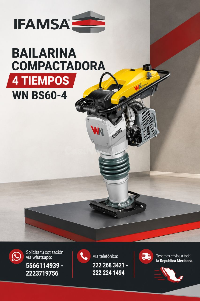 BAILARINA COMPACTADORA 4 TIEMPOS WN BS60-4