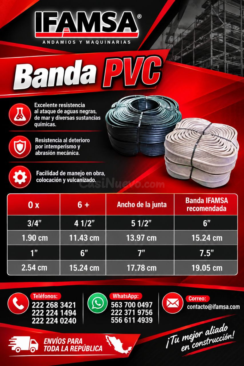 Cinta PVC para andamios IFAMSA