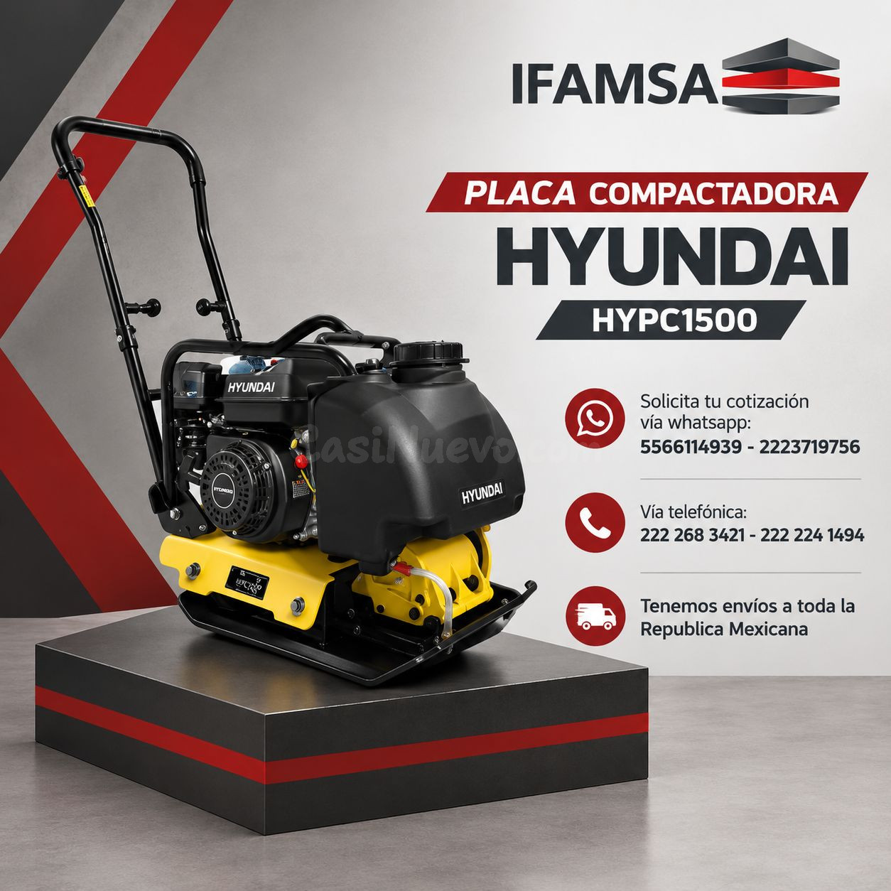 HYPC1500  PLACA COMPACTAD0RA