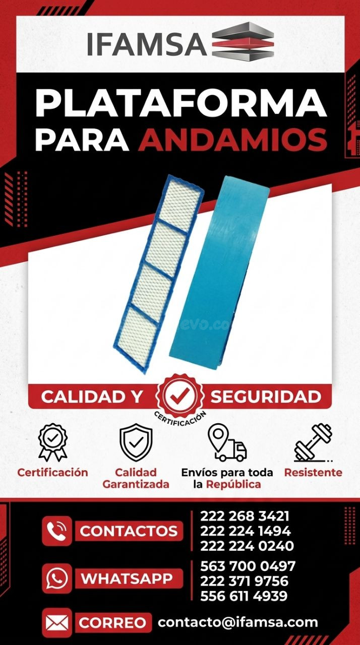 Plataforma para andamios IFAMSA