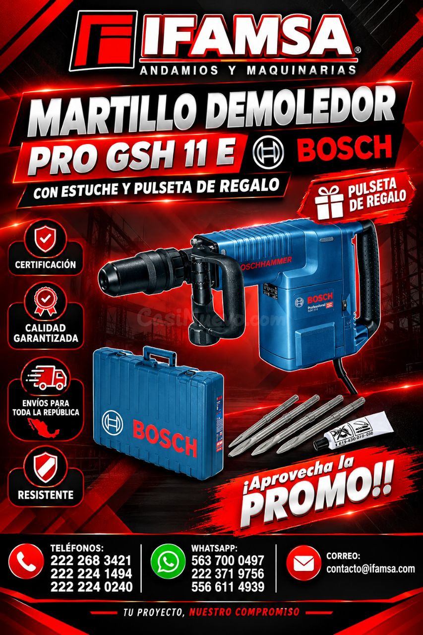 Martillo demoledor Bosch PRO GSH 11 E