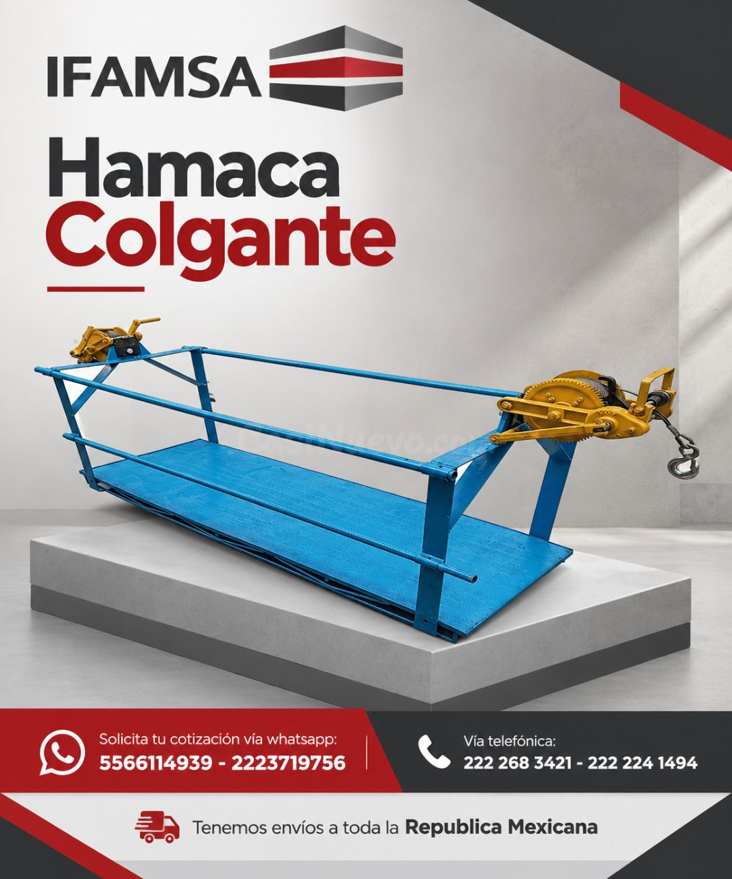 VENTA DE HAMACA COLGANTE IFAMSA