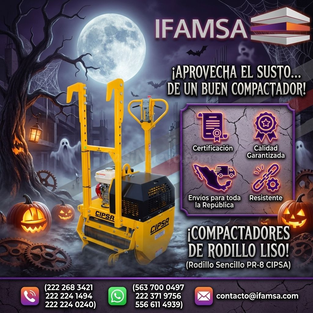 Compactador de Rodillo Liso PR-8 CIPSA