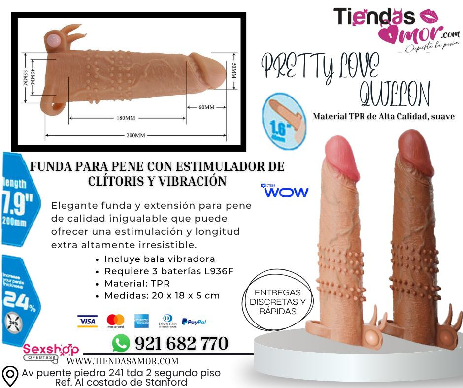 PRETTY LOVE funda para pene y extensión de pene/Desarrollo del Pene, Potencia Sexual  921682770 ENVIOS NACIONAL Lima y Departamento en Puente Piedra