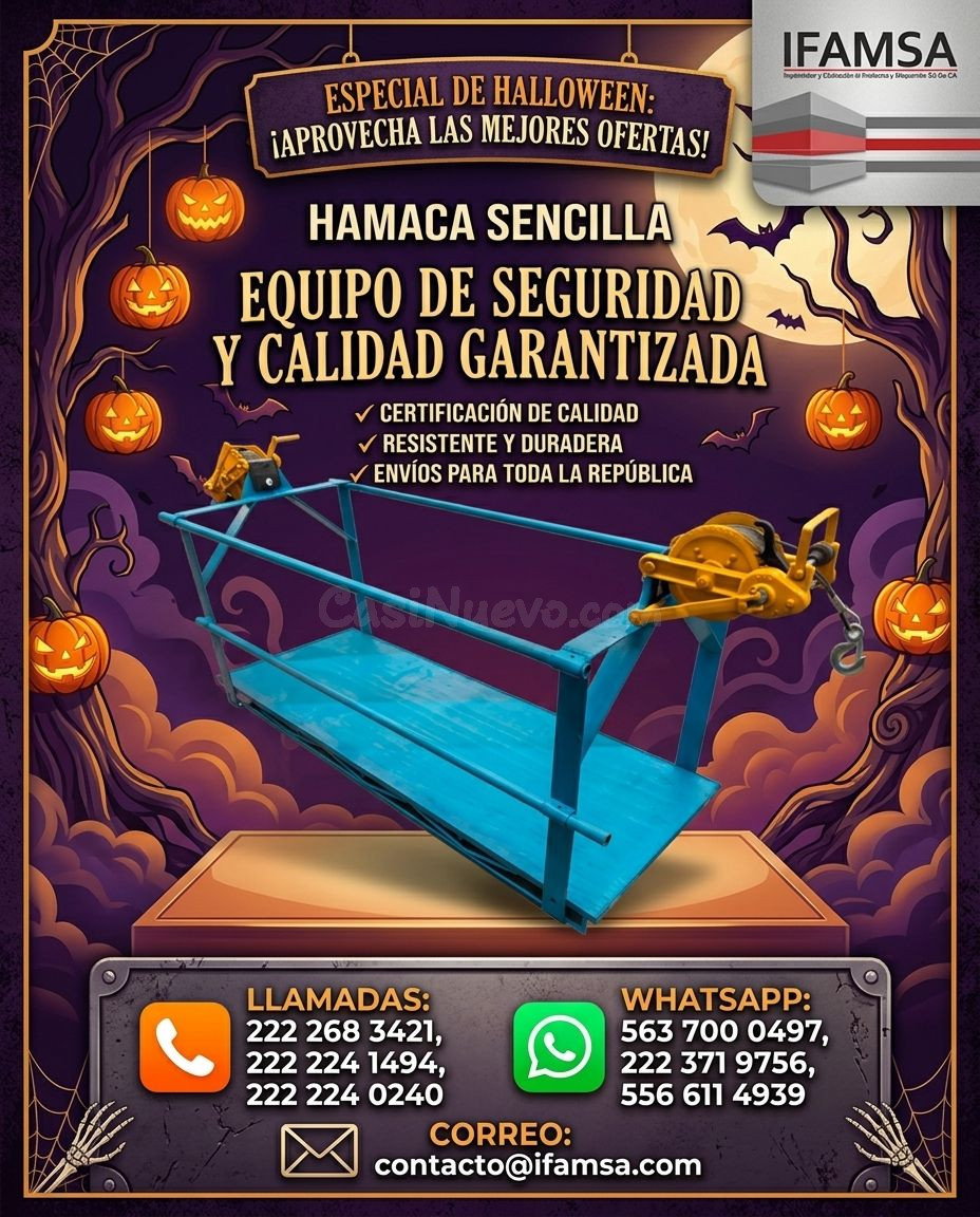 Hamaca sencilla de seguridad industrial