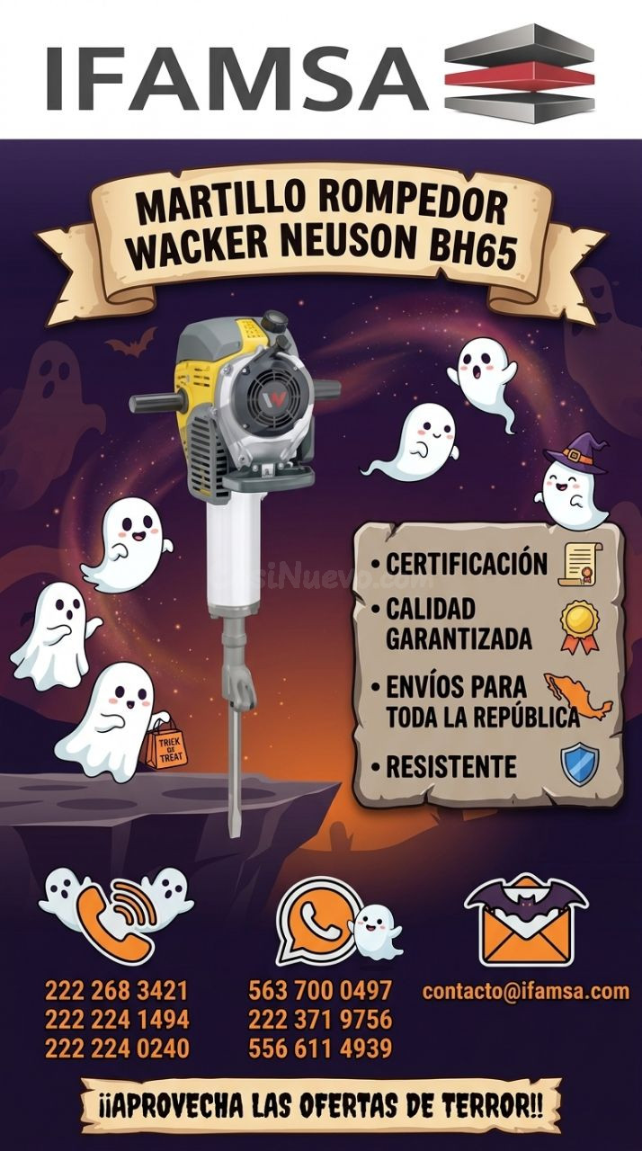Martillo demoledor Wacker Neuson BH65