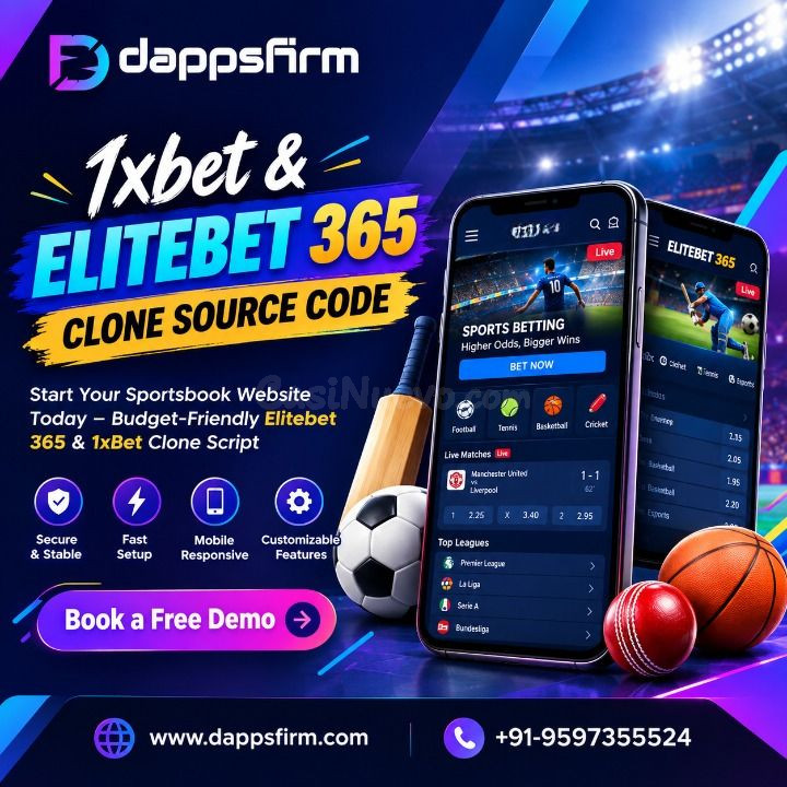 Clone Script Sportsbook Elitebet 365 & 1xBet