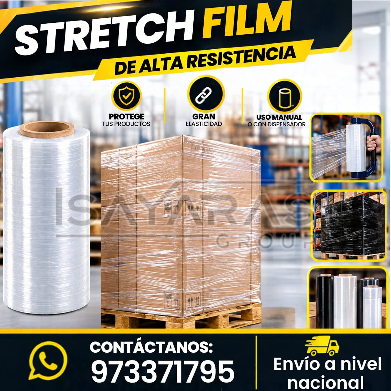 stretch film de alta resistencia- protección que no fallara