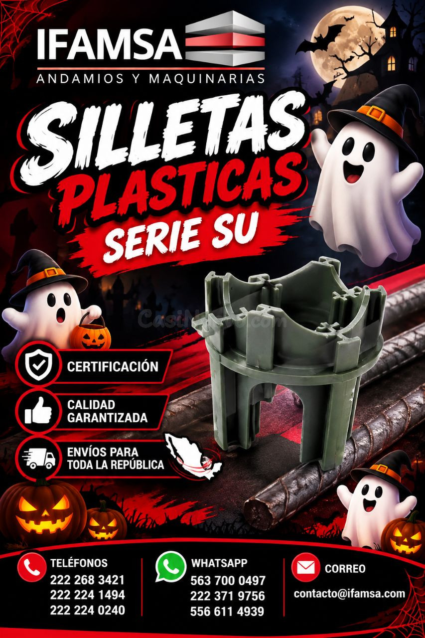 Silleta plástica serie SU para andamios