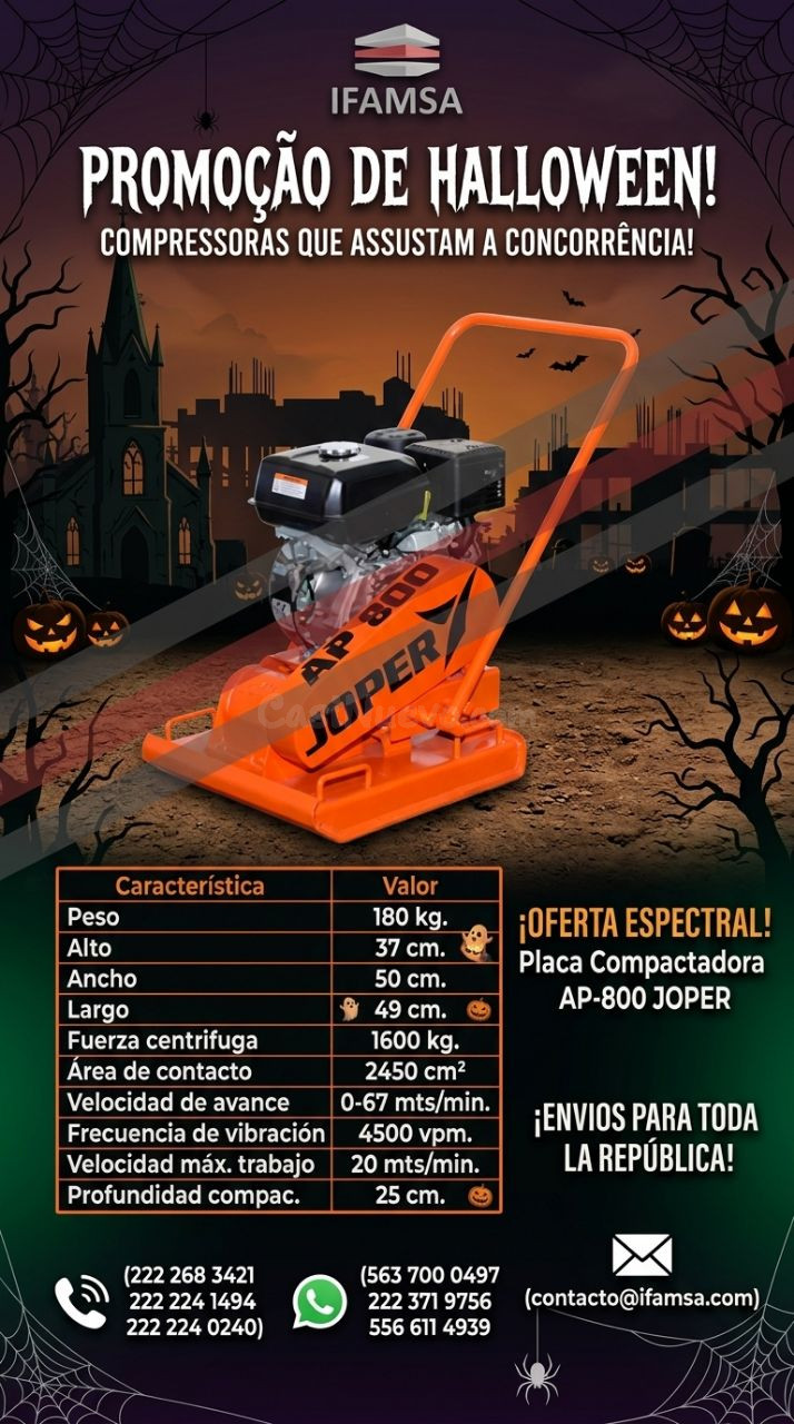Compactadora AP-800 Joper Halloween