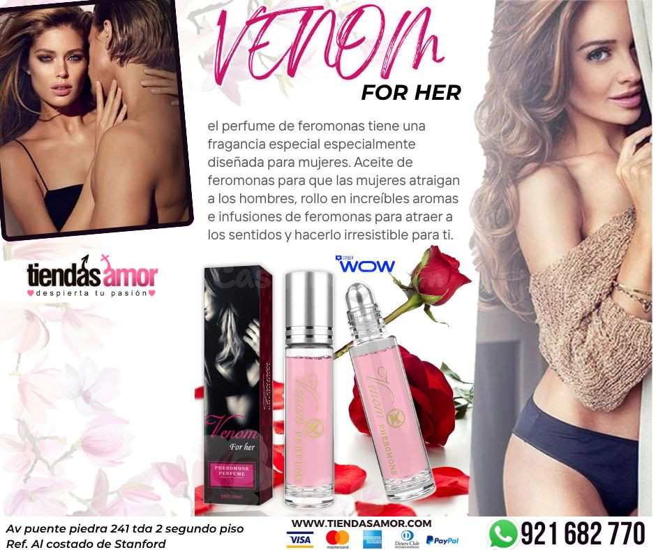 Feromona Perfumir para Atracción de Hombres, Mujer Venom Perfume/Tienda para Adultos | Novedades y Productos Exclusivos 921682770ENVIOS NACIONAL Lima y Departamentos