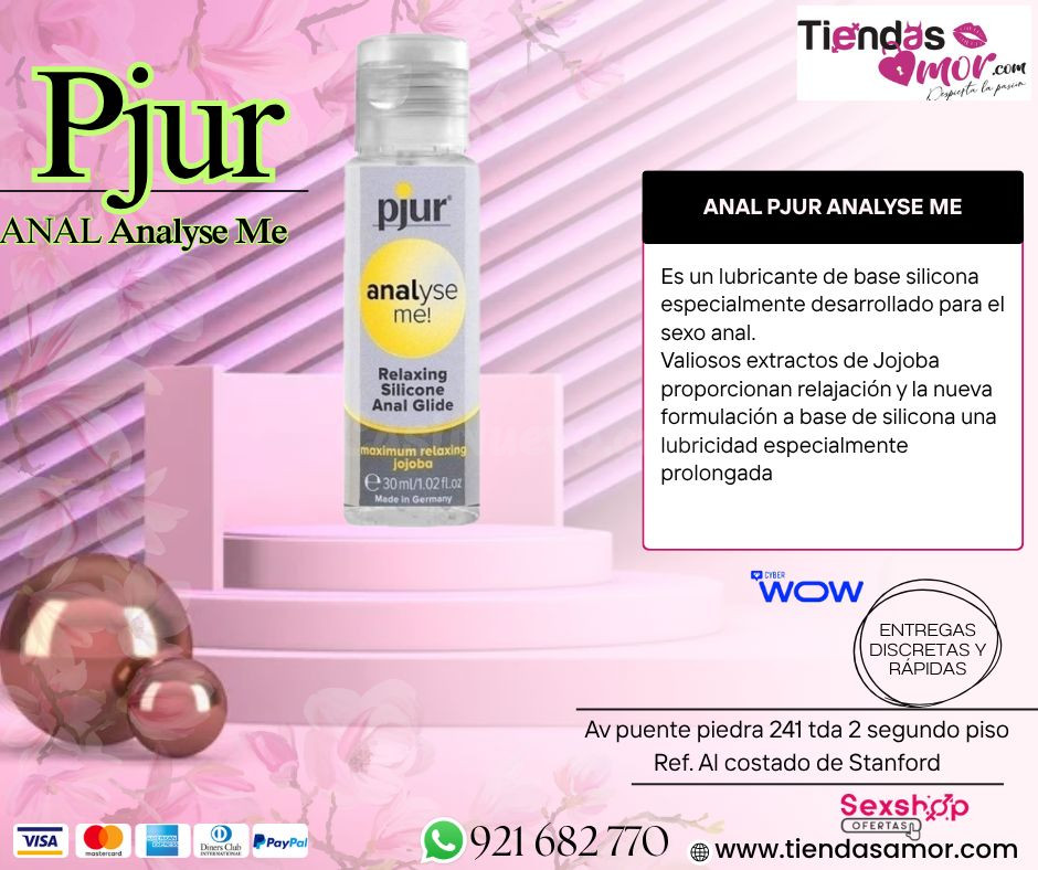 Anal Pjur Analyse Me /Desarrolladores Potencia Sexual Productos Exclusivos 921682770 ENVIOS NACIONAL Lima y Provincias