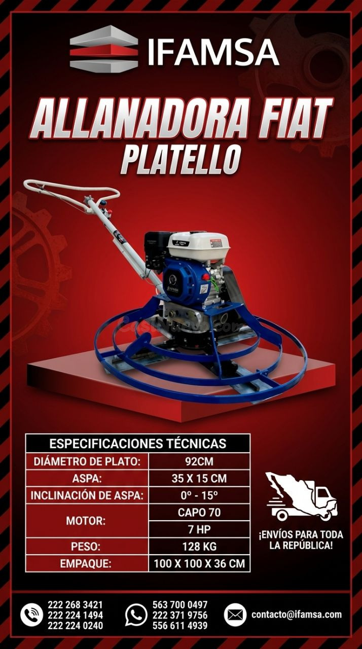 Allanadora Fiat Platello - Motor 7 HP