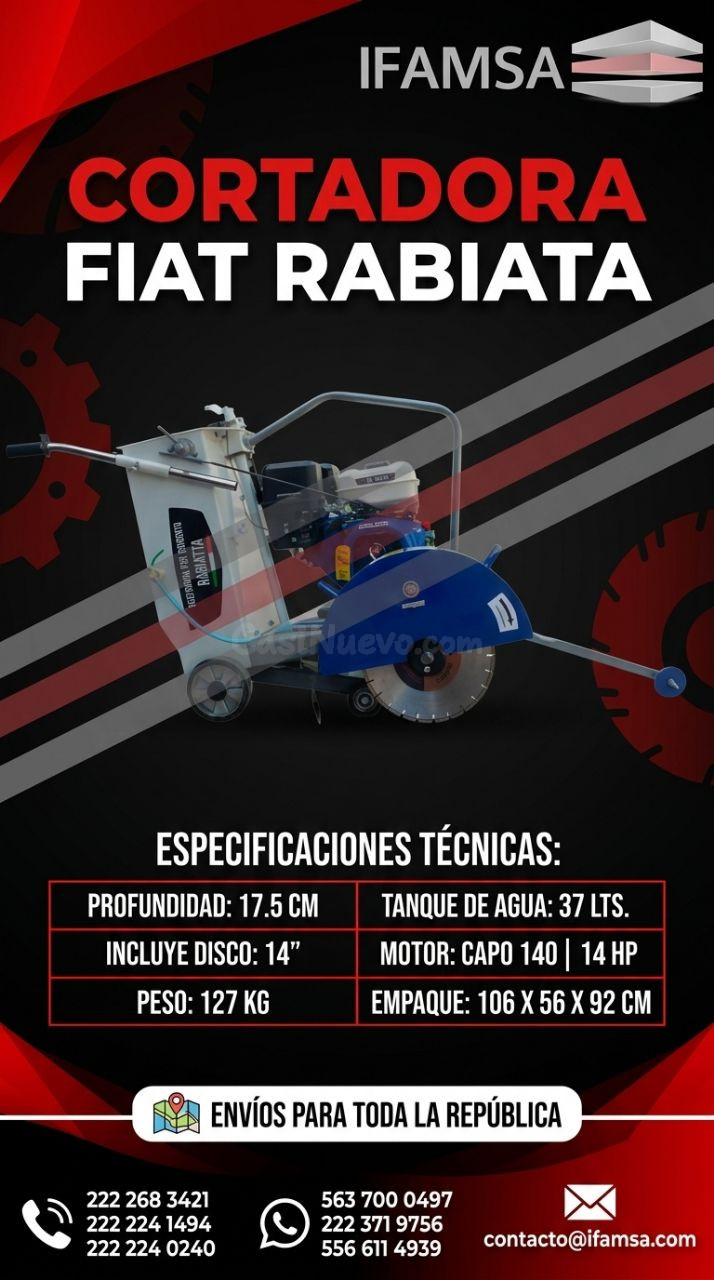 Cortadora Fiat Rabiata IFAMSA