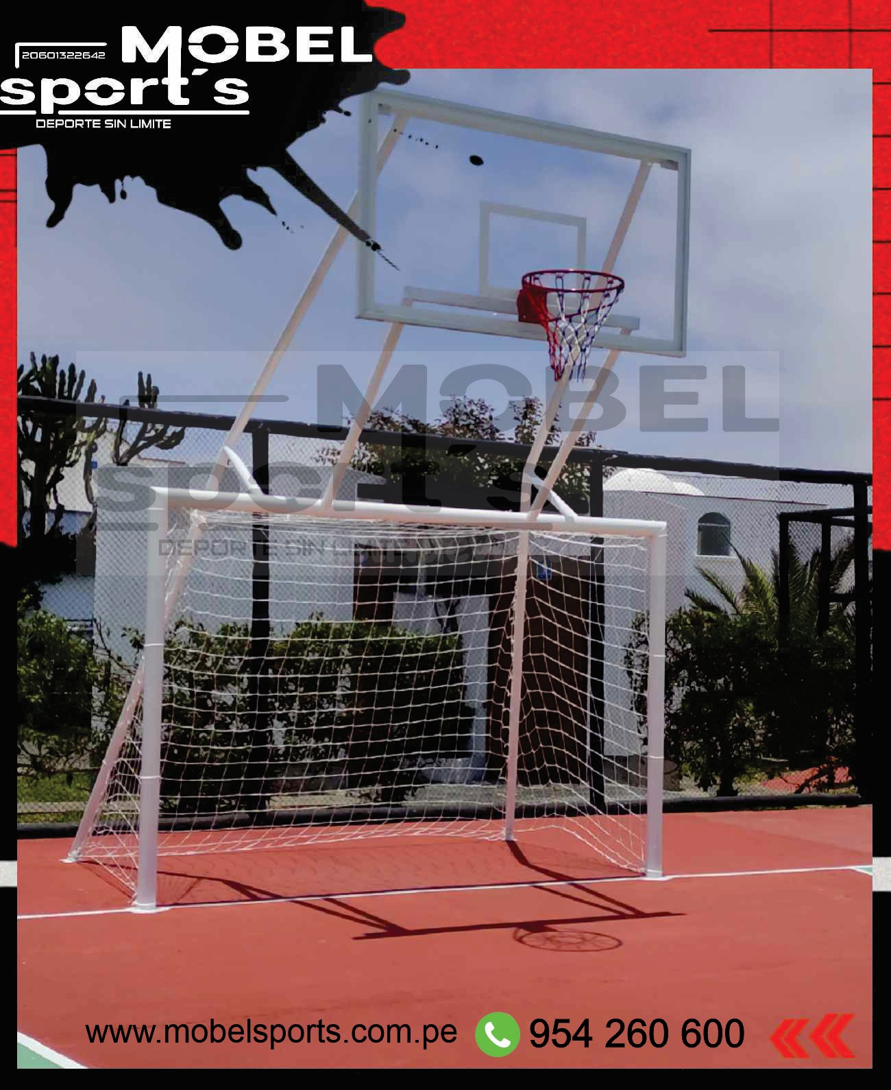 Estructura deportiva multifuncional