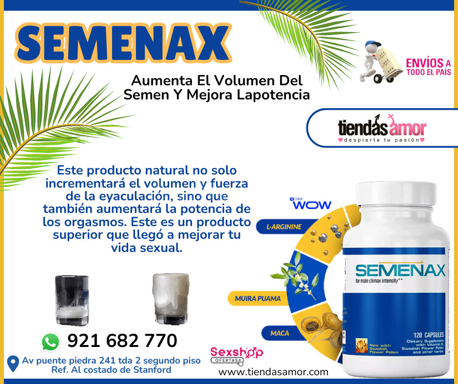 Semenax Aumenta el volumen del semen/Desarrolladores Potenci