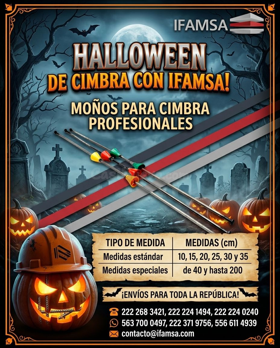 Moños profesionales para cimbra Halloween