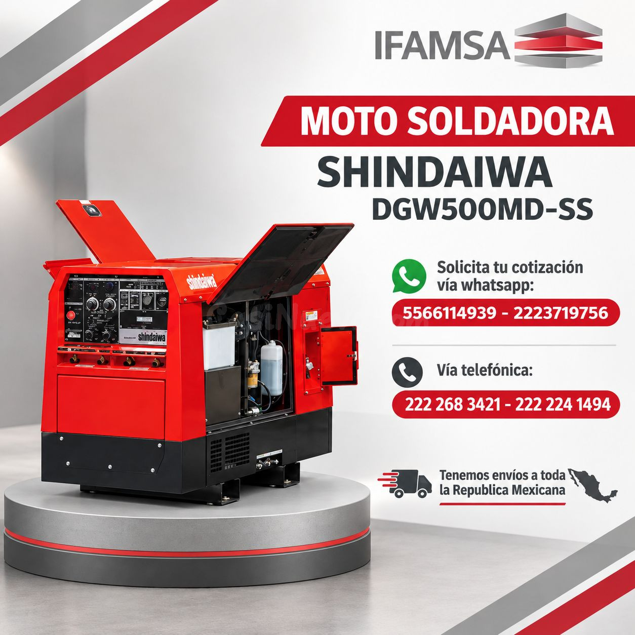 MOTO SOLDADORA DGW500MD-SS