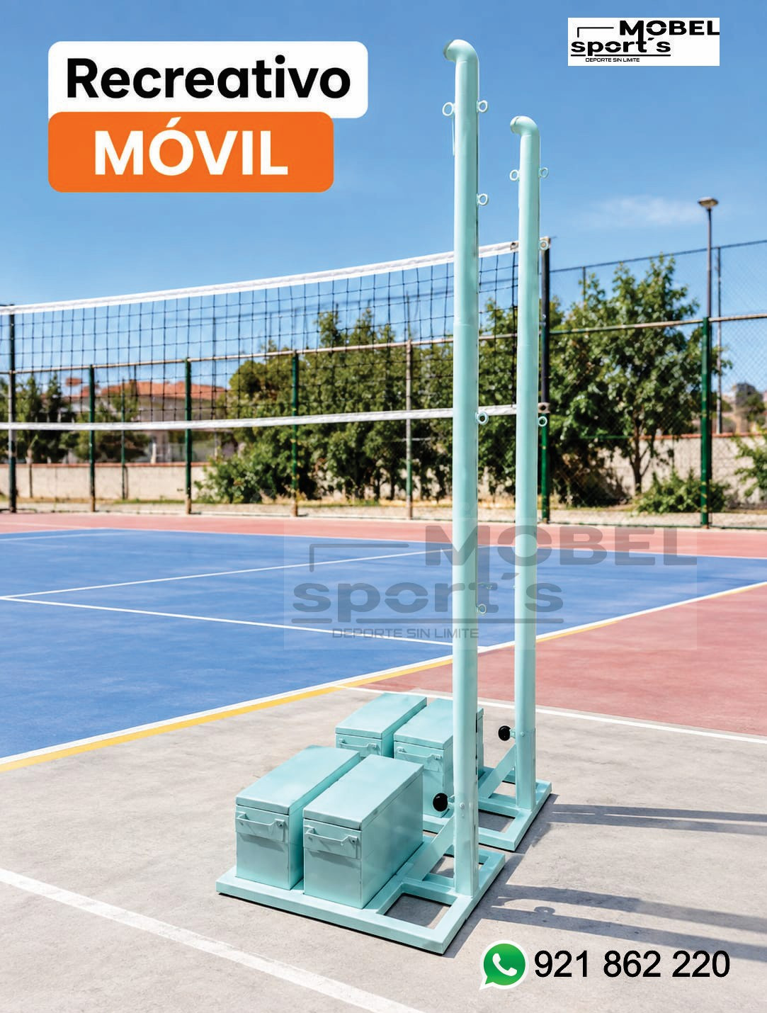 Red profesional de voleibol 10x1m - foto 4
