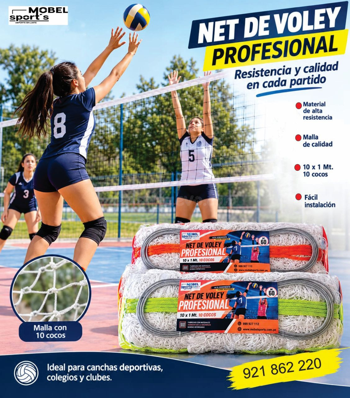 Net de vóley profesional