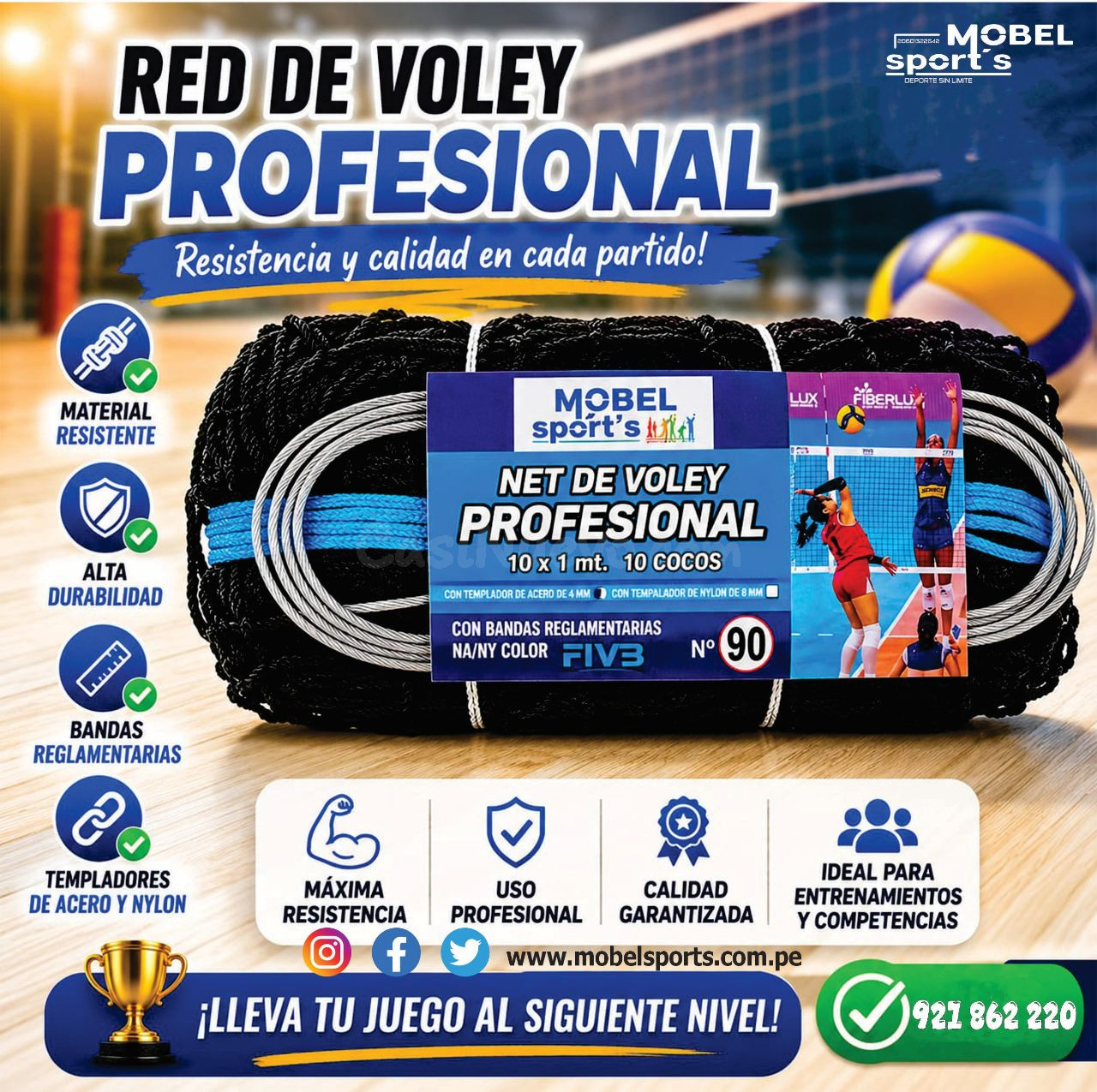 Net de vóley profesional - foto 5
