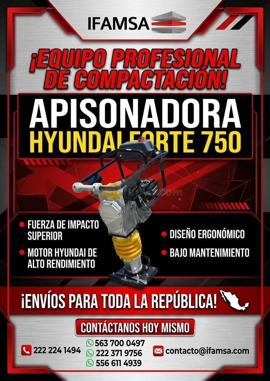 Apisonadora Hyundai Forte 750