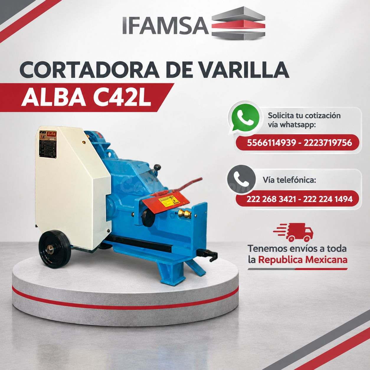 CORTADORA DE VARILLA ALBA C42L IFAMSA
