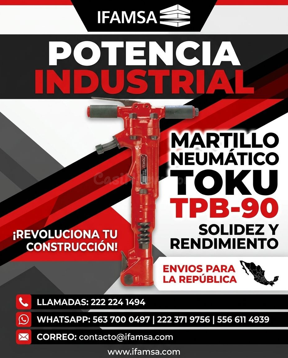 Martillo Neumático Demoledor Toku TPB-90