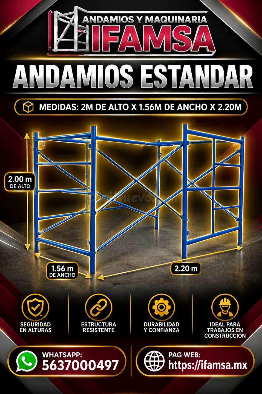 Andamio estándar metálico IFAMSA