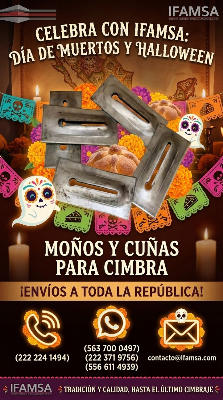 Cimbras para Día de Muertos y Halloween
