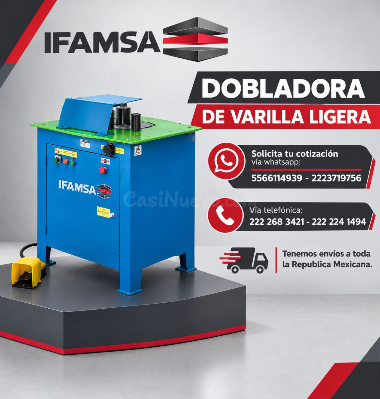 DOBLADORA DE VARILLA LIGERA
