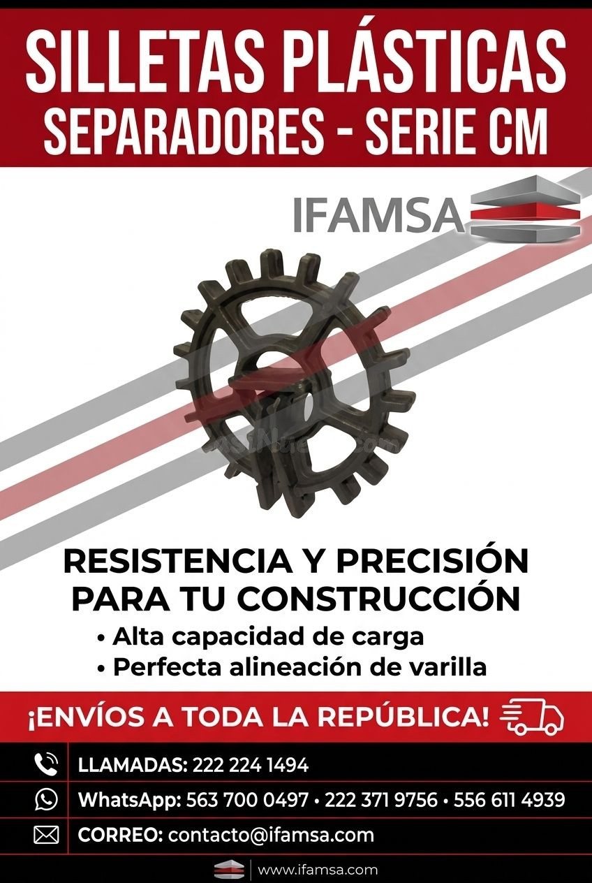 Separadores plásticos serie CM para construcción