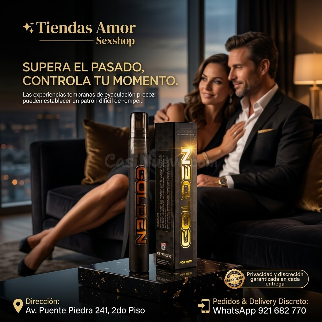 Retardante Sexual Para Hombre Retardex Golden For Men/Desarrolladores Potencia Sexual Productos Exclusivos ENVIOS NACIONAL Lima y Departamentos en Puente Piedra