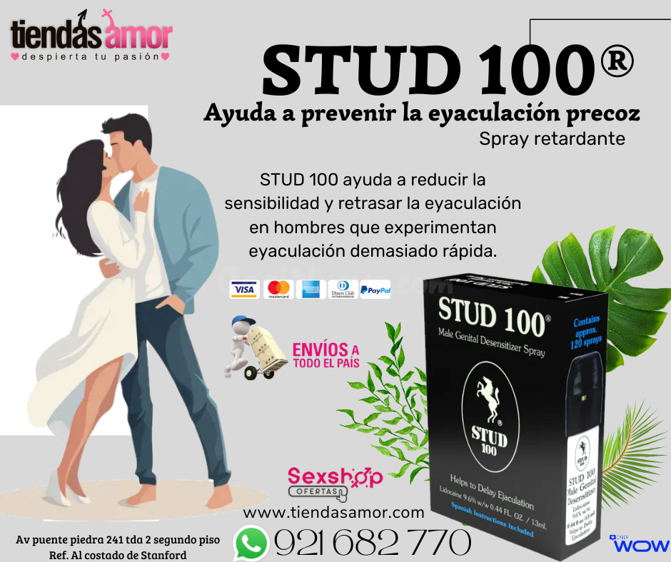 STUD 100 DELAY – RETARDANTE EN SPRAY 9.6% LIDOCAINA/Desarrol