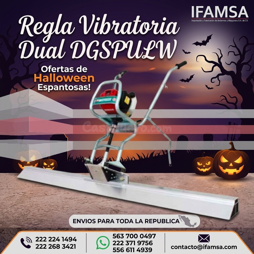 Regla vibratoria Halloween DGSPULW