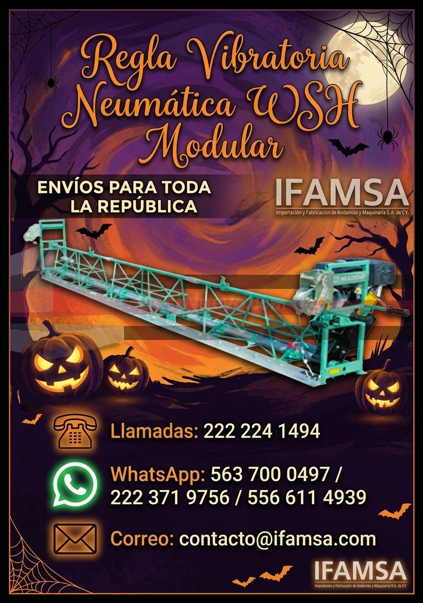 Regla vibratoria neumática modular WSH