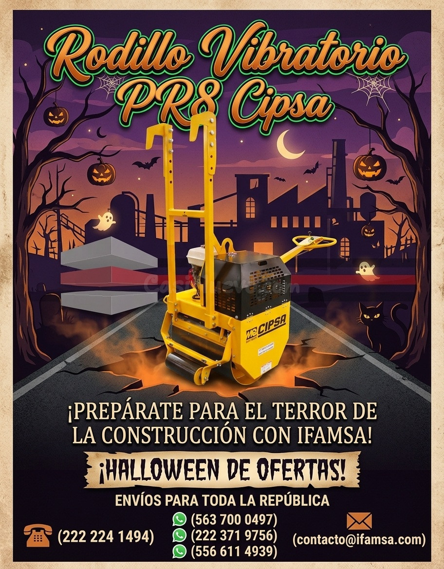 Rodillo vibratorio PR8 Cipsa