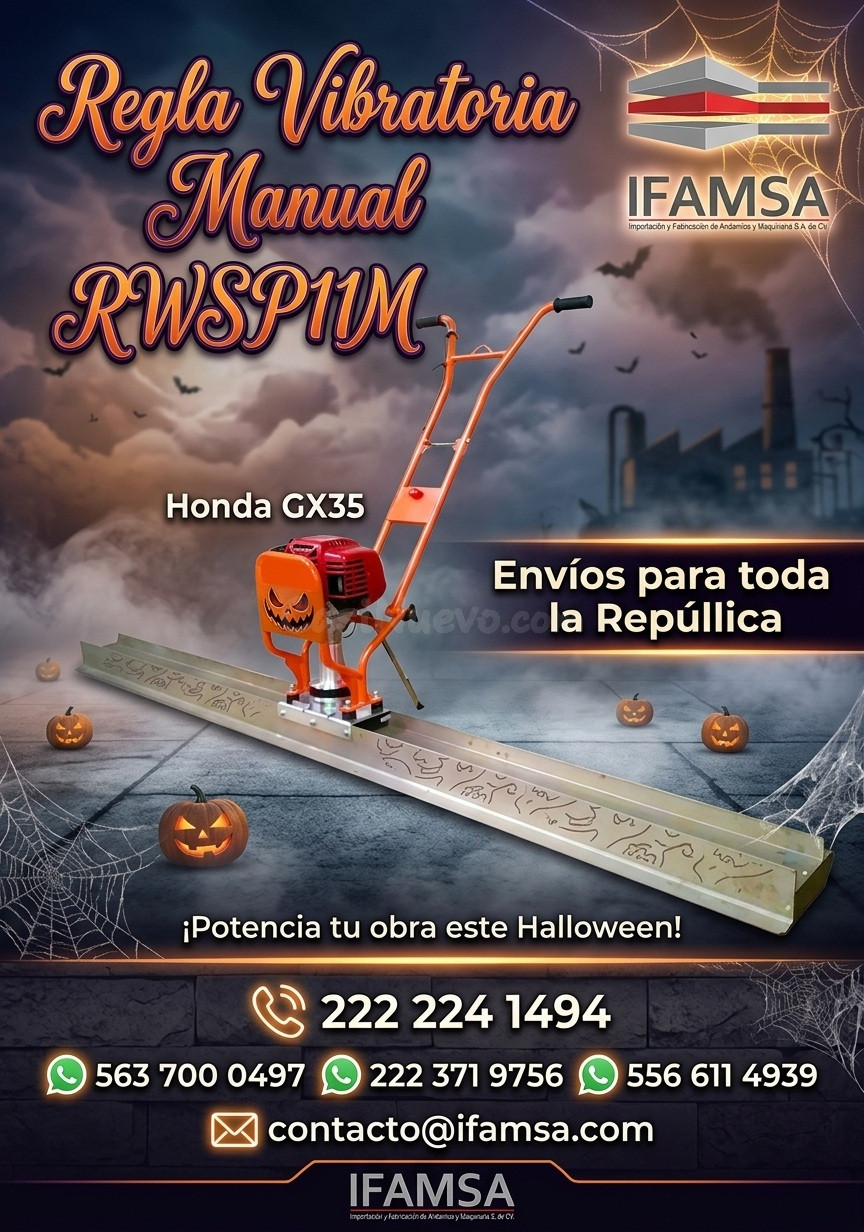 Regla vibratoria manual RWSP11M Honda GX35
