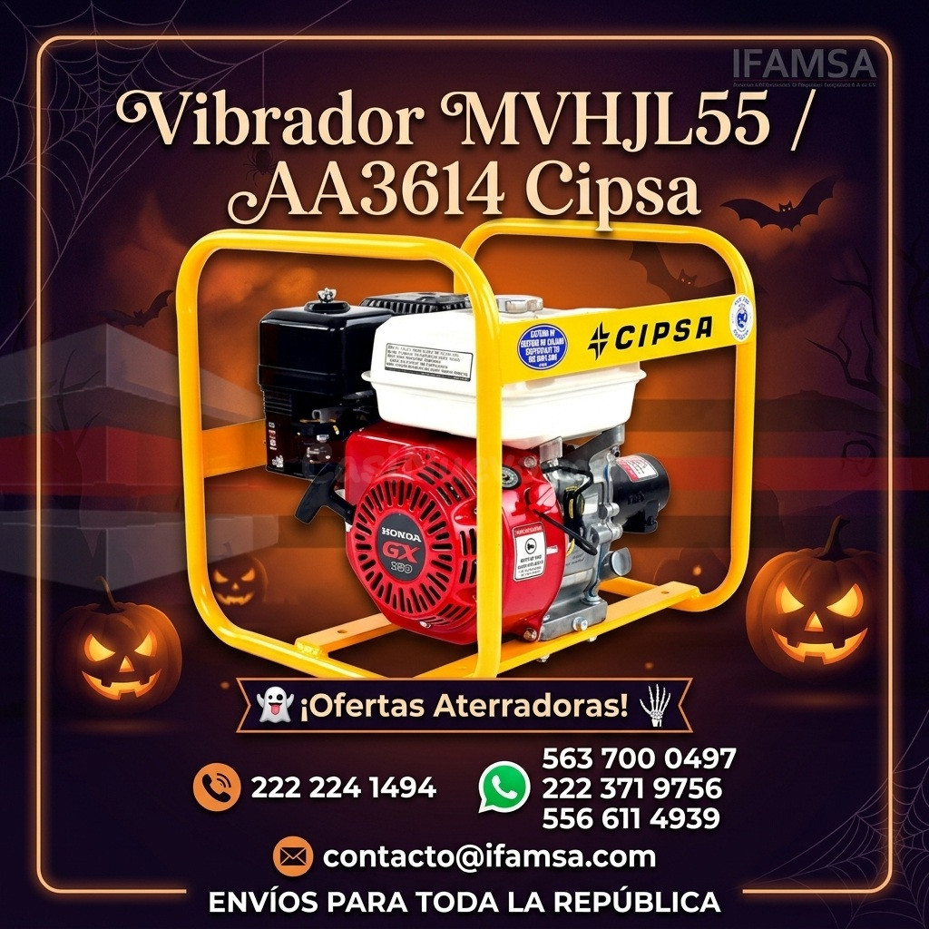 Vibrador de hormigón Cipsa MVHJL55