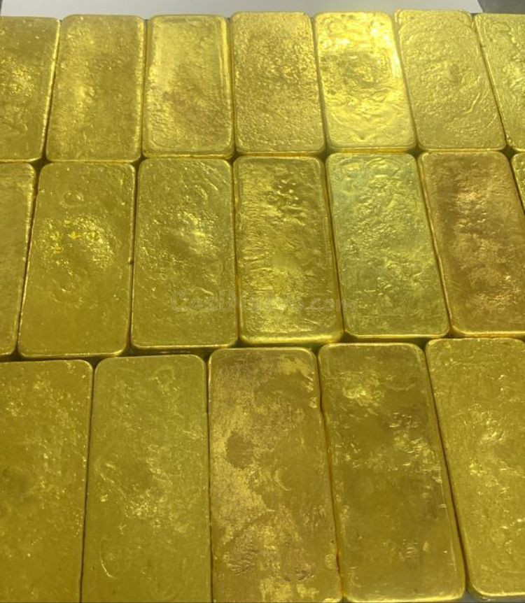 Venta de lingotes y pepitas de oro