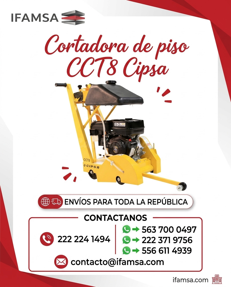 Cortadora de piso CCT8 Cipsa