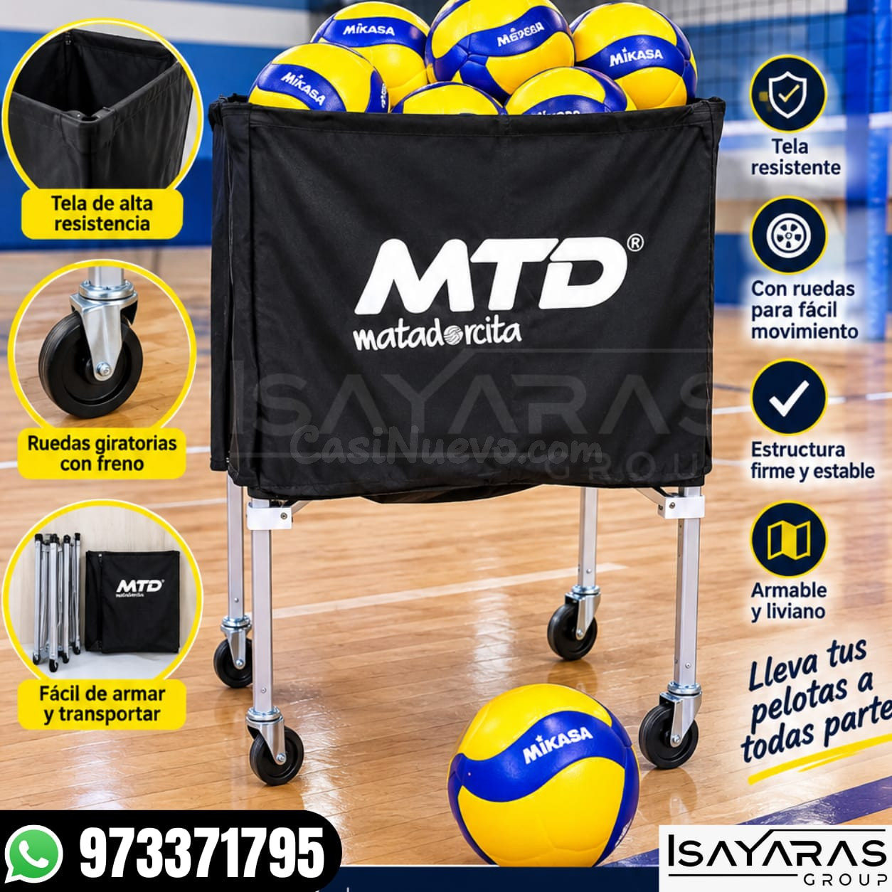 TRANSPORTA TUS BALONES EN LOS CARRITOS MTD - ISAYARAS GROUP