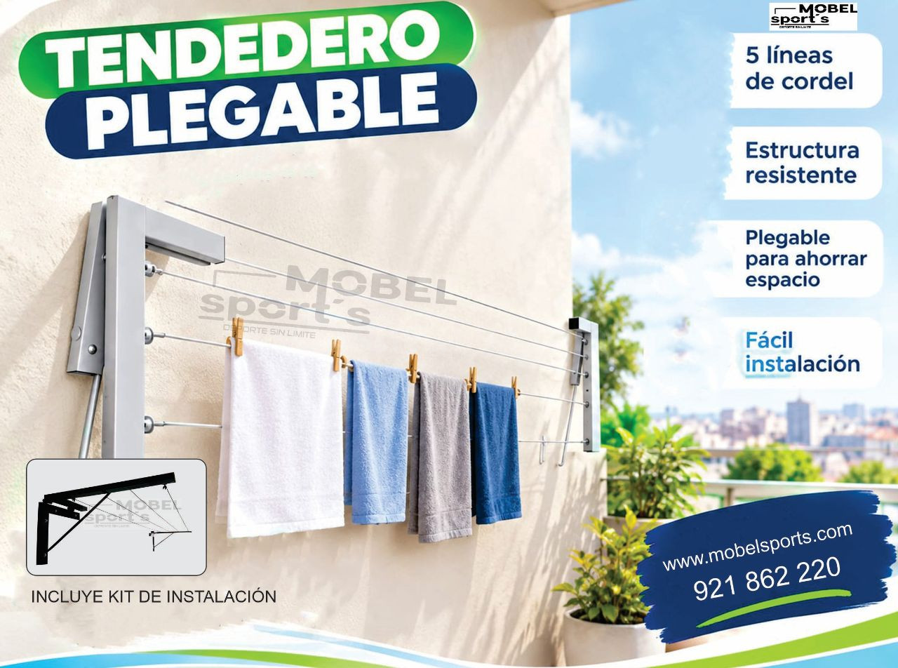 Tendedero plegable para exterior