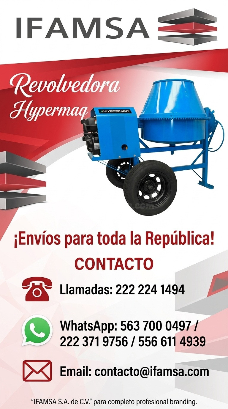 Revolvedora de concreto Hypermaq