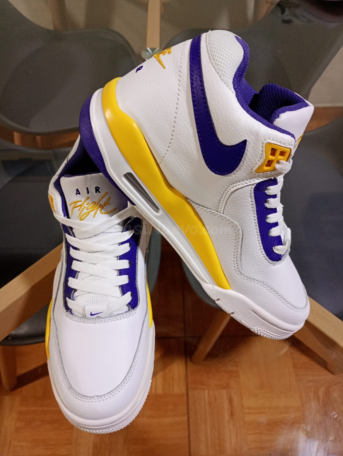 Zapatillas Nike Flight Legacy "Lakers" - foto 2