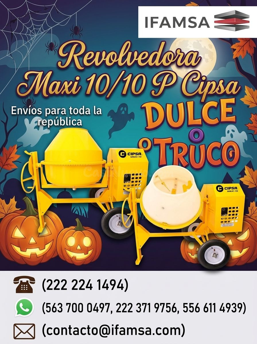 Revolvedora de concreto Maxi 10/10 Cipsa
