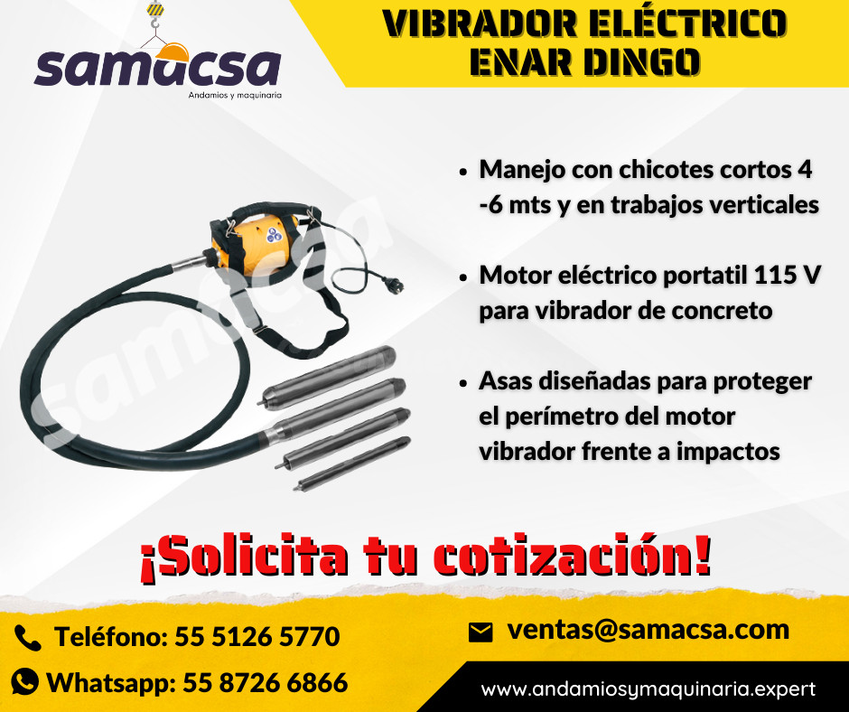 Vibrador Eléctrico ENAR DINGO