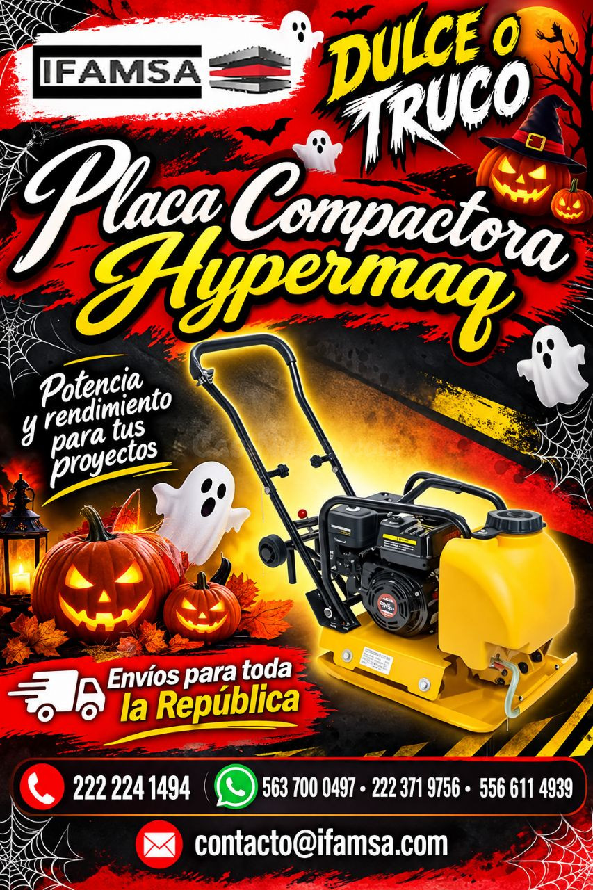 Compactadora Hypermag Placa Vibratoria